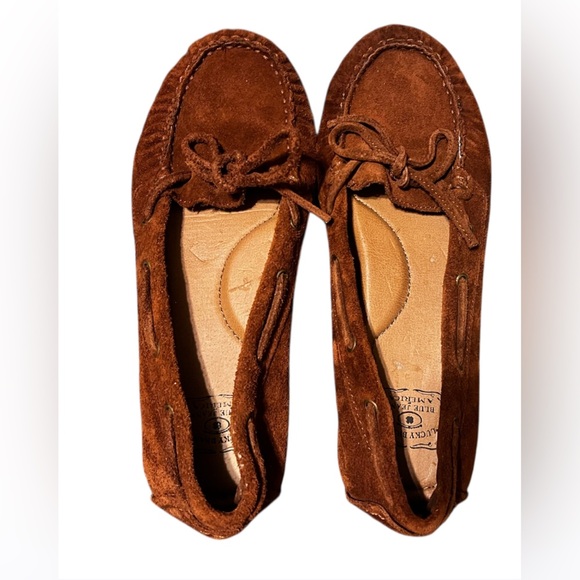 Lucky Brand Darice Moccasins in Bourbon Oiled Suede - Picture 1 of 7